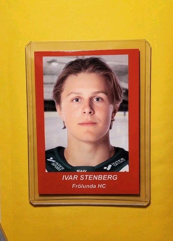 2026 Frolunda Rookie IVAR STENBERG San Jose Sharks