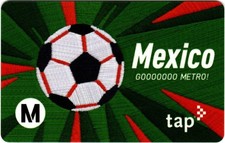 Metro TAP Card FIFA World Cup 2026 MEXICO Bus...