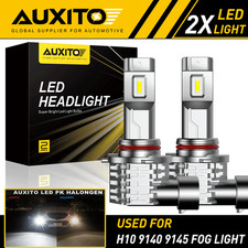 2x Auxito Canbus 9140 9145 Fog Light H10 Led Xenon White Driving Drl Bulb M4 Eoa