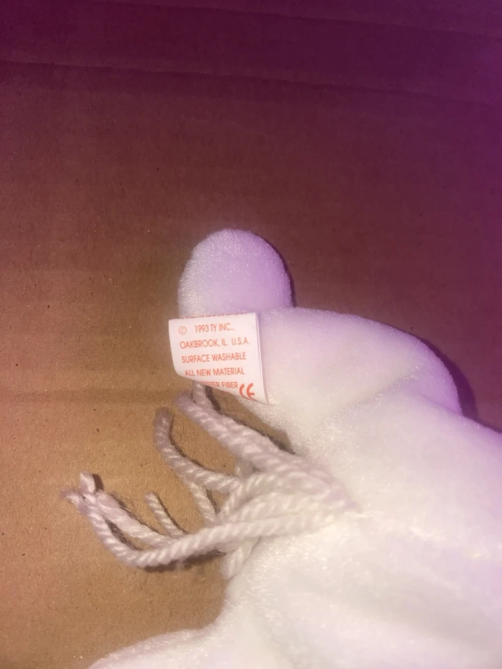 Beanie Baby “Mystic” The Unicorn Ty 1993-94 Tag Errors Vintage Rare Retired - Image 4 of 4
