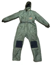 VTG RefrigiWear Hooded Insulated Work Coveralls Snow Suit Men L Style 541 USA