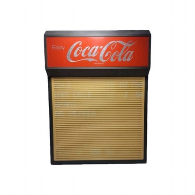 Coca Cola , Letter Board For Menu(no Extra Letters Included) *Crack *