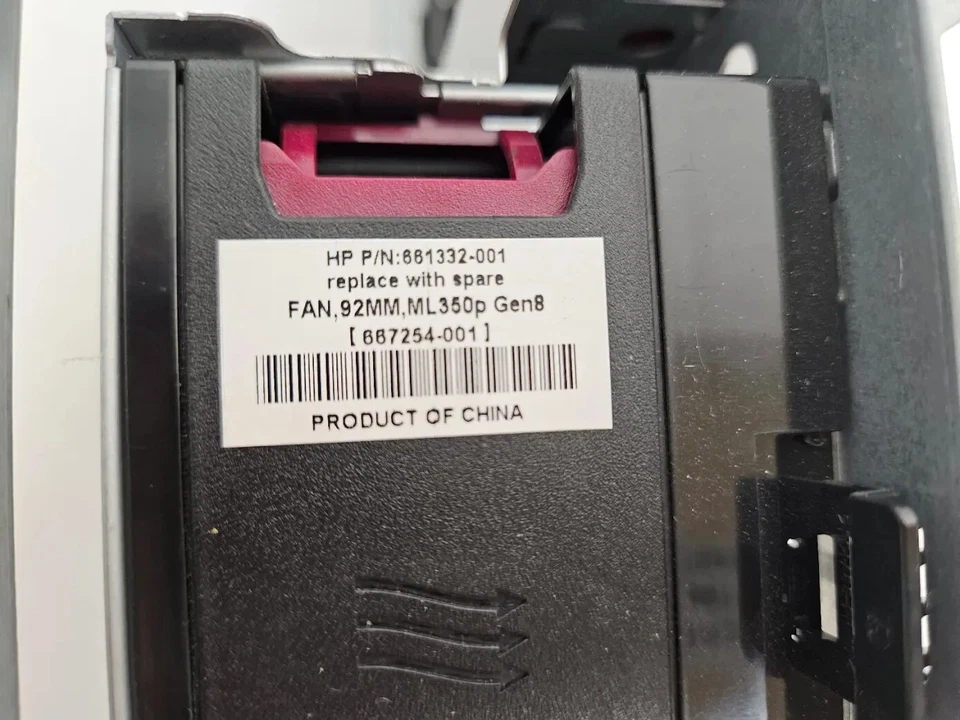 ***GREAT*** HP 661332-001 2GT29-01 PROLIANT ML350P G8 4X FAN CAGE ASSEMBLY!!! - Image 4 of 4