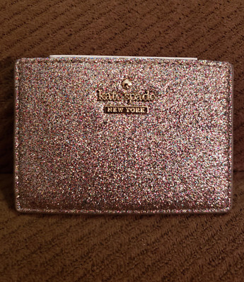 Kate Spade Burgess Court Card Holder Multi Glitter NWT