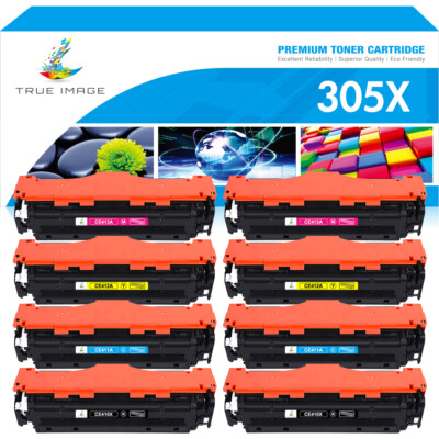 8 Toner für HP CE410X-CE413A Laserjet Pro 300 Color M351 A M375NW M451DN M451 DW