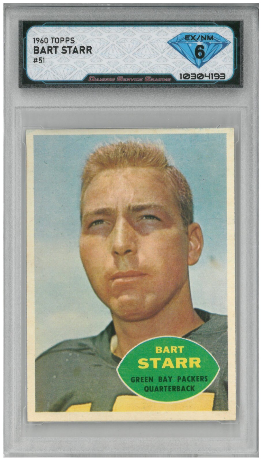 1960 Topps BART STARR #51 💎 DSG 6 EX/NM