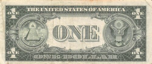 USA $1 Silver Certificate Series of 1935 C Block X-D Circulated Banknote ZA - Picture 3 of 3