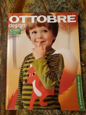 Ottobre Magazine Autumn 4/2010 New and Uncut Euro Sewing Patterns
