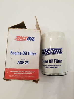 AMSOIL ASF-23 Engine Oil Filter NEW NIB NIP NOS Buick Pontiac Chevrolet Olds GM
