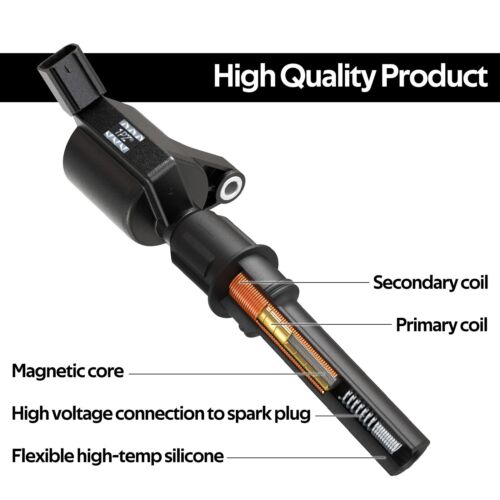 8x Ignition Coil & Iridium Spark Plug For OEM Ford F-150 4.6/5.4L V8 DG508 SP479 - Picture 5 of 7