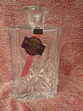 Royal Doulton Crsystal Wollaston Square Decanter By Webb Corbett