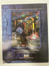Vintage Visa "Antique Amusements" Magazine Print Ad (1989)