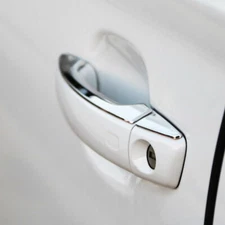 For Audi A6 C7 2012 - 2015 Steel Chrome Door Handle Above Strip Cover Trim 8pcs