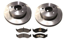 DISCOS DE FRENO DELANTEROS CON JUEGO DE PASTILLAS PARA JEEP CHEROKEE WRANGLER GRAND CHEROKEE 90-99