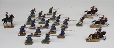 Zinnfigurengruppe Flachfiguren Franzöische I...