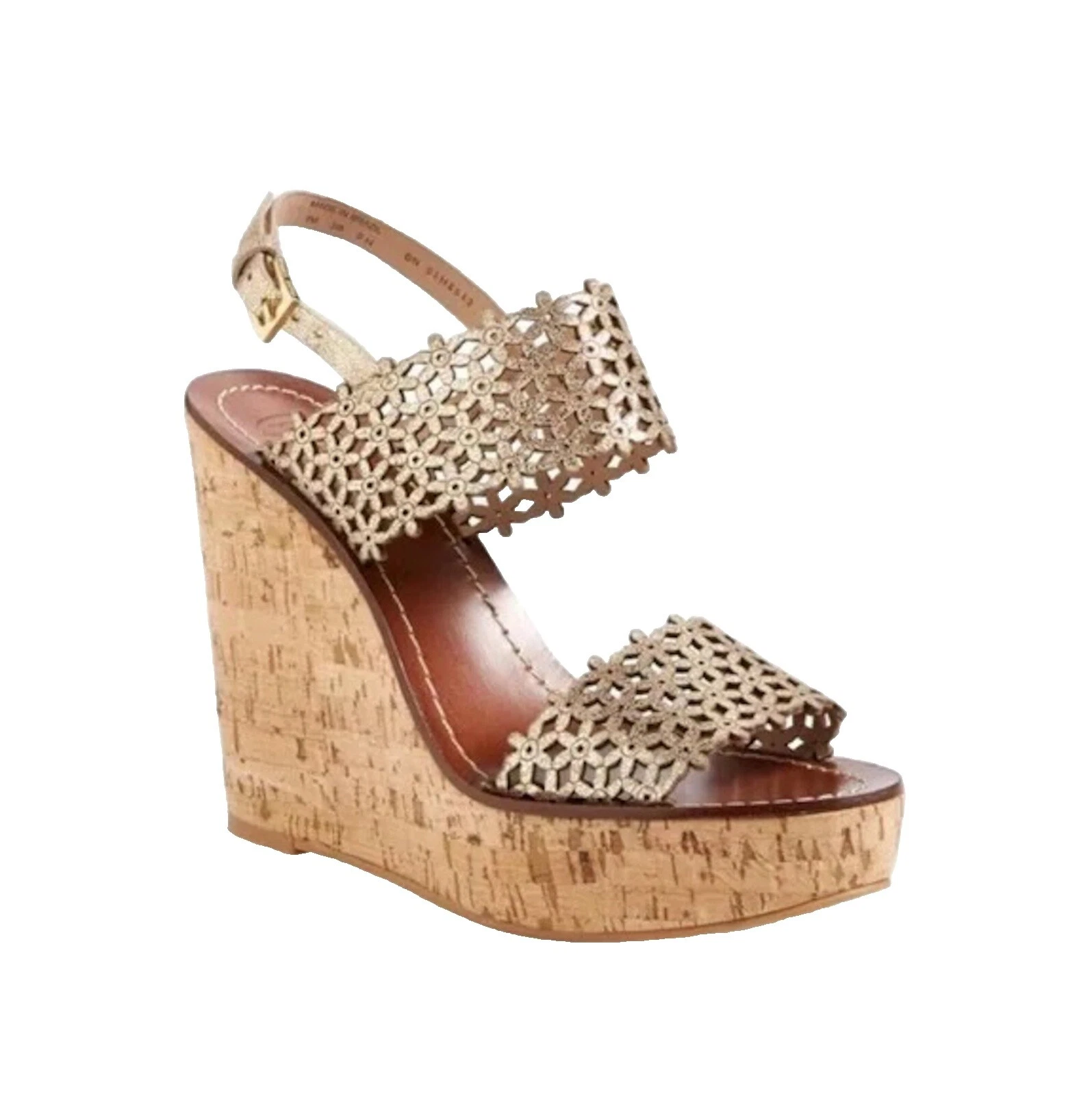 Tacones de cuña florales para mujer Tory Burch