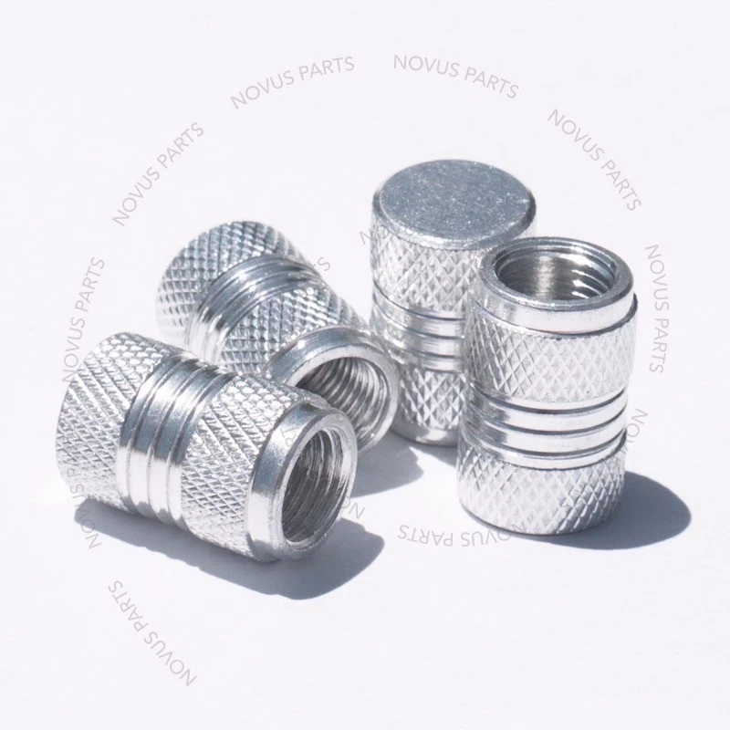 For Mercedes-Benz SL500 S500 S600 Valve Stem Cover Anti-slip Chrome 4pcs Rim - Image 2 of 4