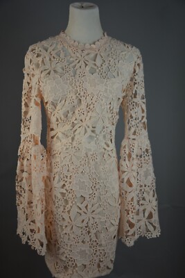 Endless ROSE PINK LACE DRESS SIZE S