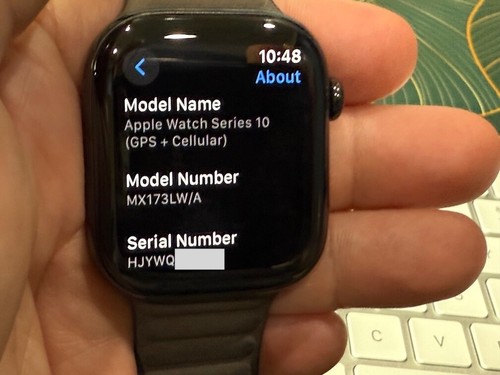 Apple Watch series 10, 46mm, GPS + Cellular Slate Titanium, Dark Taupe Band - Zdjęcie 8 z 8