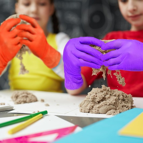 Disposable Nitrile Gloves For Kids Ages 512 Kids Gloves For Crafting Cleaning La - Picture 3 of 6