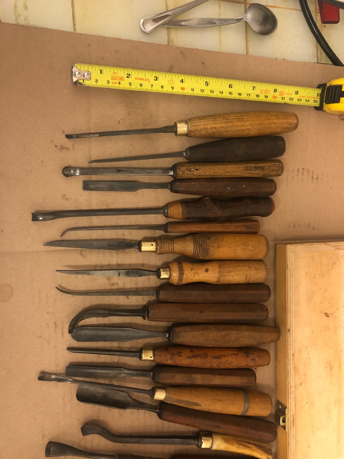 29 x VINTAGE WOOD CARVING CHISELS all british made and boxed eBay