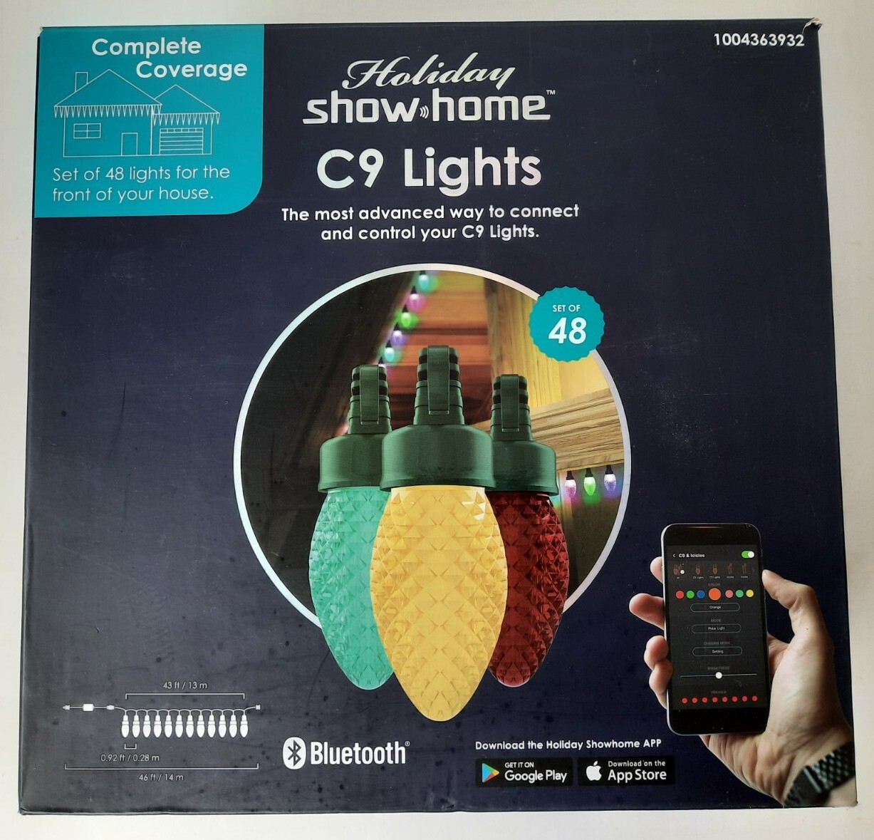 Holiday Show Home SET of 48 C9 LED Christmas Lights Multicolor