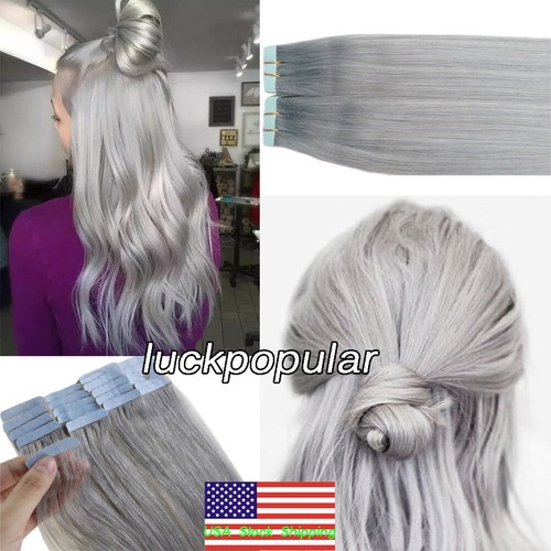 Super Cinta en Cabello Extensiones de Piel PU Trama Invisible Indian Remy 100% Cabello Humano - Imagen 62 de 92