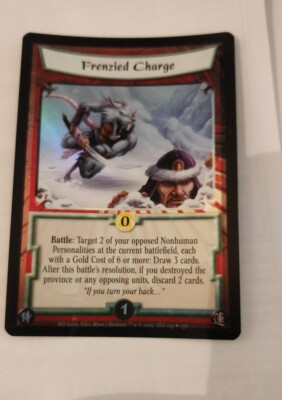L5R CCG TCG: Frenzied Charge