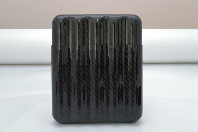 New Carbon Fiber Cigar Humidor Humidifier Moisturizing Box Tube For 5pc Cigars