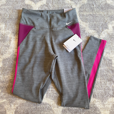 nike grey and pink leggings