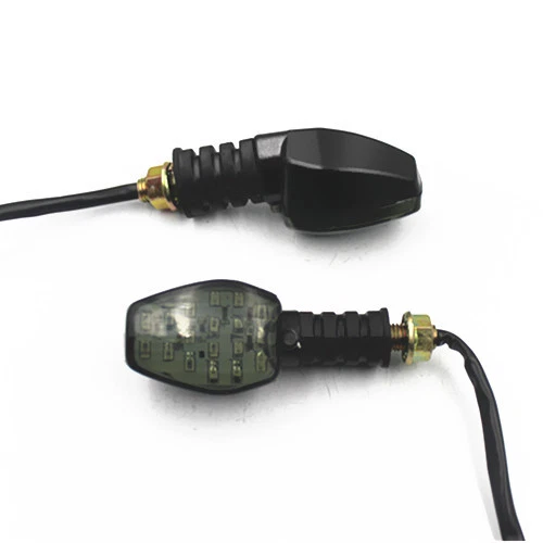 Универсальные светодиодные желтые указатели поворота для мотоциклов SMD индикатор Chopper Touring  - Изображение 3 из 4