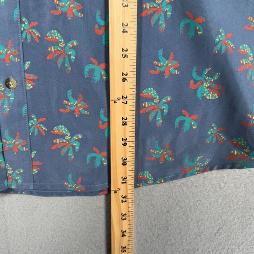 Columbia Captree Island Button Up Shirt Mens 2XL Blue All Over Print Omni Shade - Picture 8 of 11