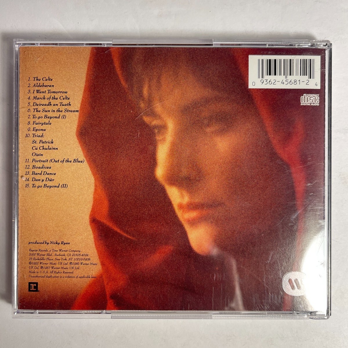 Enya ‎– The Celts CD, Album 1992 Reprise Records ‎– 9 45681