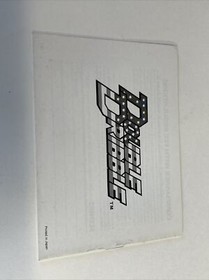Solo manual de instrucciones Double Dribble NES Nintendo 