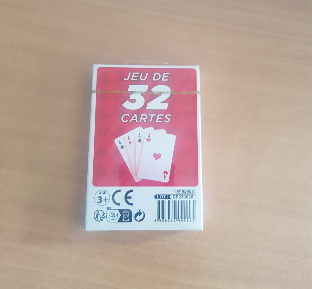 Jeu Rare De 32 Cartes Miniature Anciennes Pour Poupée - Objet De Collection Vintage - Occasion