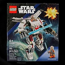 LEGO Star Wars Luke Skywalker X-Wing Mech 75390 New Sealed NISB Box Damage