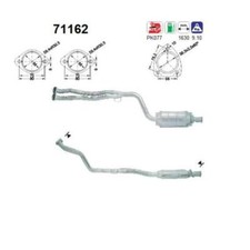 AS 71162 Katalysator für Mercedes-Benz W202