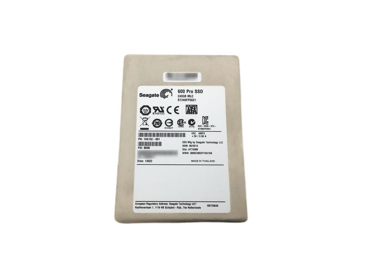 Seagate シーゲート ST240FP0021（2.5 SSD 240GB） Lot of 2 240GB