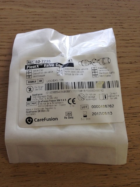 CareFusion PleurX Valve Cap 50-7235 Sterile 2017 for sale online | eBay