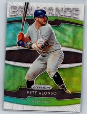 2020 Panini Prizm #B-3 Pete Alonso Brilliance Green Prizm NM+