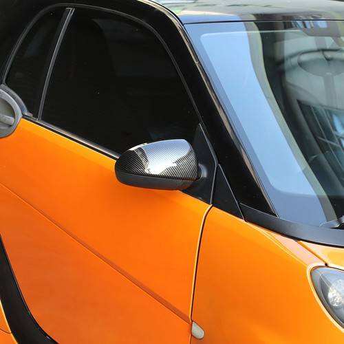 Passend Für Smart Fortwo 451 2011-15,Carbon Optik Außenspiegelkappen & Türgriffe - Afbeelding 3 van 15