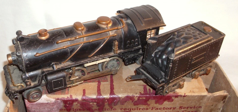 LIONEL SET NO. 131 WITH STEAM LOCOMOTIVE ENGINE & TENDER 1930s - Image 4 of 4