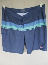 VINEYARD VINES Men's Performance Blue Green Striped Swim /Board Shorts Size 40