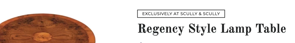 Preciosa lámpara de mesa estilo Regencia Scully y Scully en madera de arpillera/tejo/tulipán Foto 2 de 4