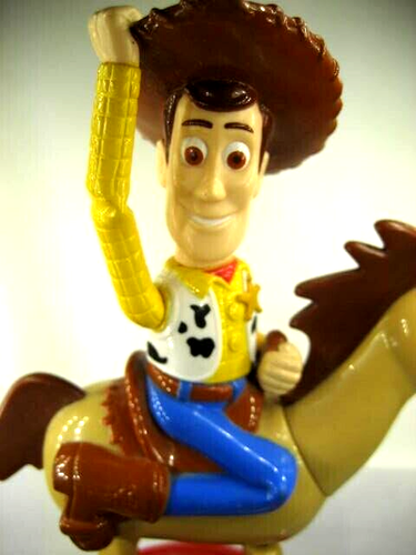 RARE Woody &Bullseye 8" Figure Toy Story 2 VTG McDonalds Disney Pixar 1999 - Picture 8 of 11