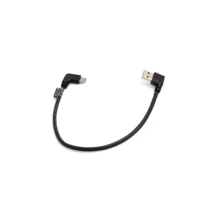 USB 3.1 Type C gewinkelt zu USB A 3.0 Stecker 90° Rechter Winkel Datenkabel - Bild 1 von 3