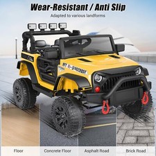 24V Electric Ride on Truck Car for Kids with Remote Control Bluetooth Music LED