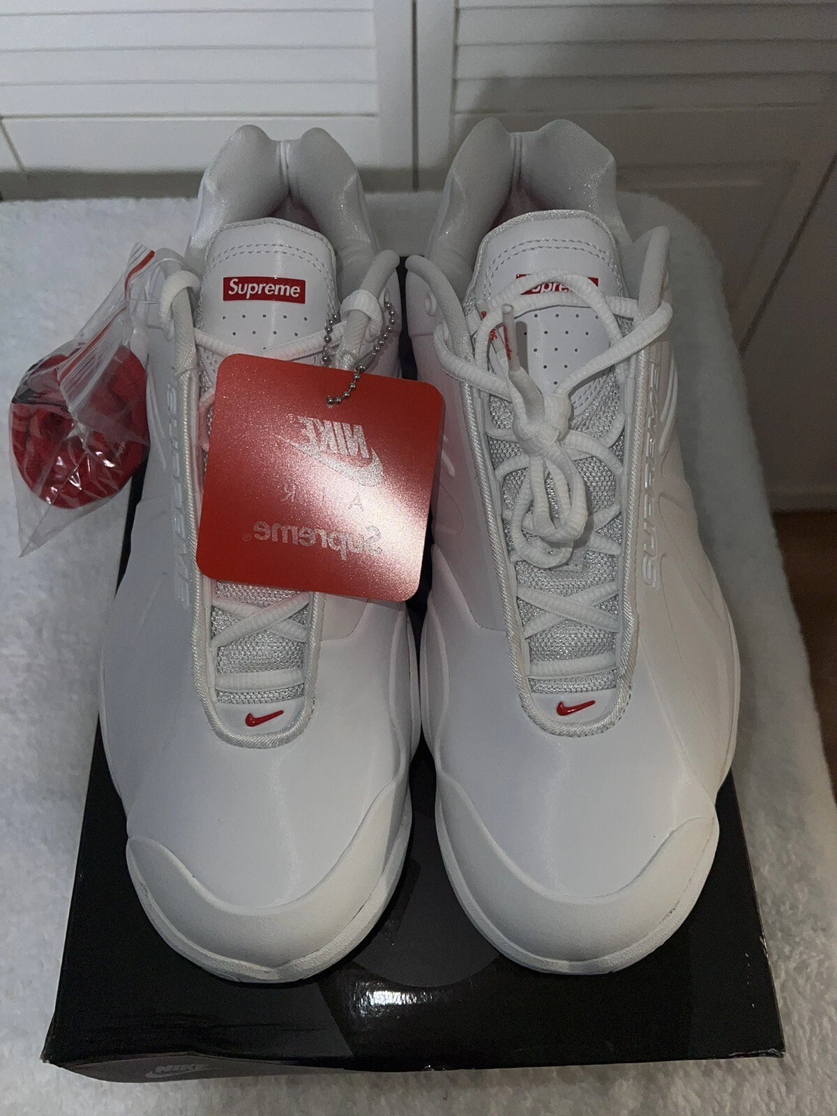 Supreme Air Zoom Courtposite blanc bas   Taille 10,5