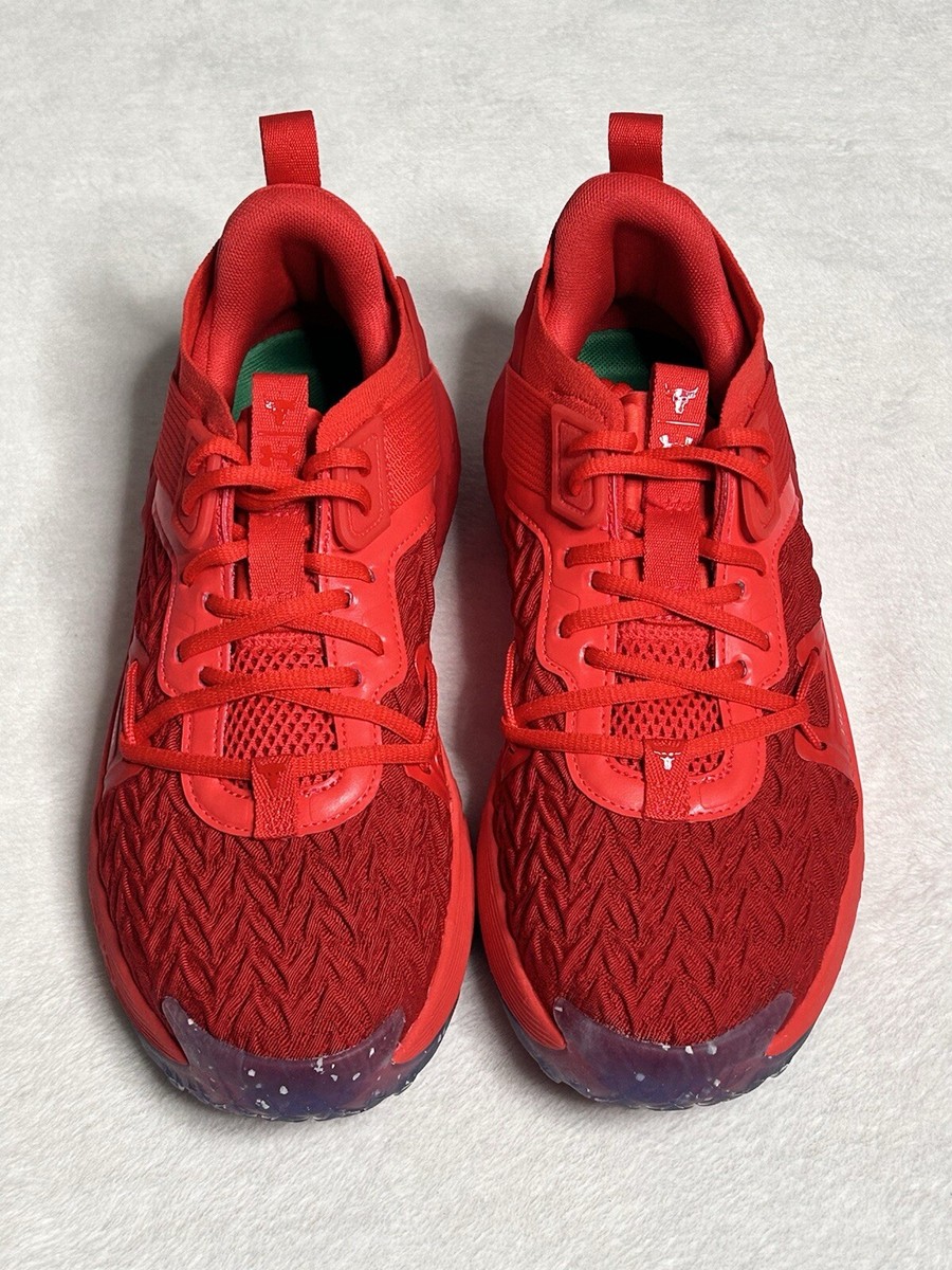 NEW Under Armour Project Rock 6 Holiday Training Shoes 3026664-600 Size 8.5 Red Under Armour Project Rock 6 Red Holiday Training Athletic  main image 4