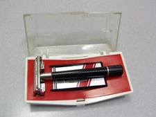 Vintage Schick Krona TTO Double Edge Safety Razor Set
